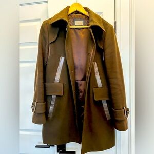 Mackage wool and leather coat